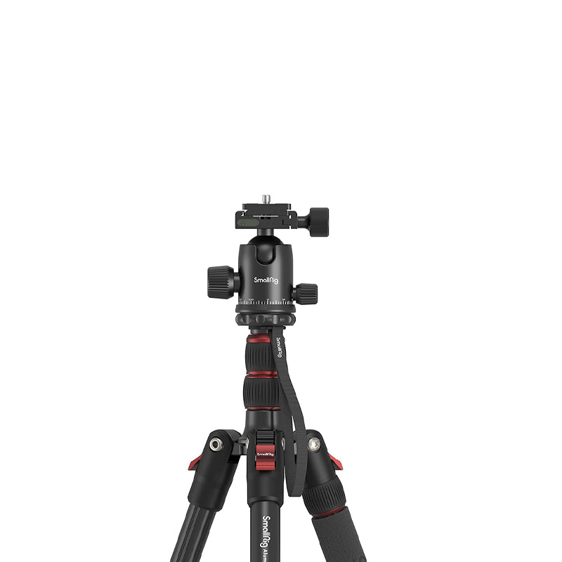 SmallRig CT-10 / CT-20 Lightweight 4-Section Aluminum Travel Tripod with Monopod Camera Stand with Ball Head, 71" / 78.7" Max Height, 15kg Load Capacity, Smartphone Holder and Quick Release Plate, Carrying Bag 3935 3474C