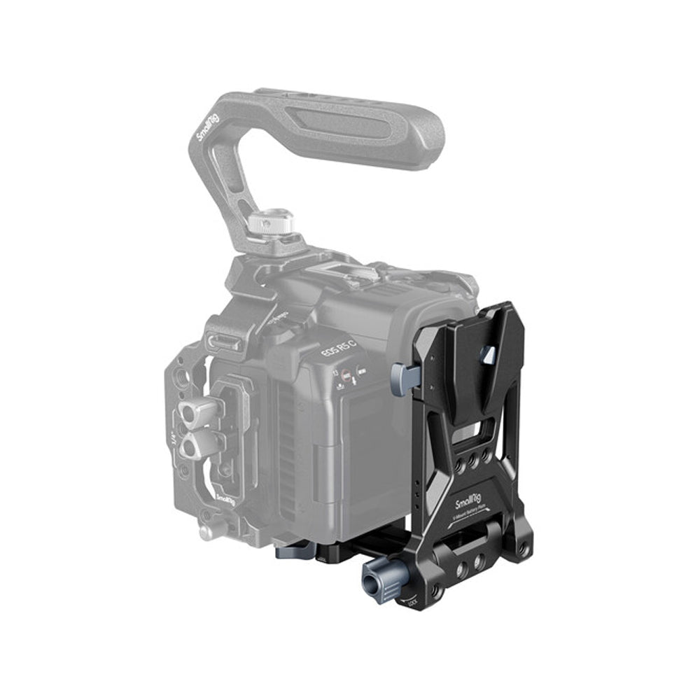 SmallRig Compact V-Mount Battery Mounting Plate System with Arca-Swiss QR Quick Release Plate, 90 Degree Rotating Plate and 15mm Rods with Chest Support for SmallRig VB50 / VB99, Sony Alpha, Canon EOS and Panasonic Lumix Series DSLR / Mirrorless Camera