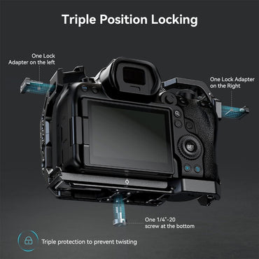 SmallRig Full Metal Cage Kit for Canon EOS R6 Mark II Mirrorless Camera with Formfitting and Acessory Ecosystem Compatible Design, Multiple 1/4"-20 / 3/8"-16 Threads, Arca Type Base and Side Locks for Photography