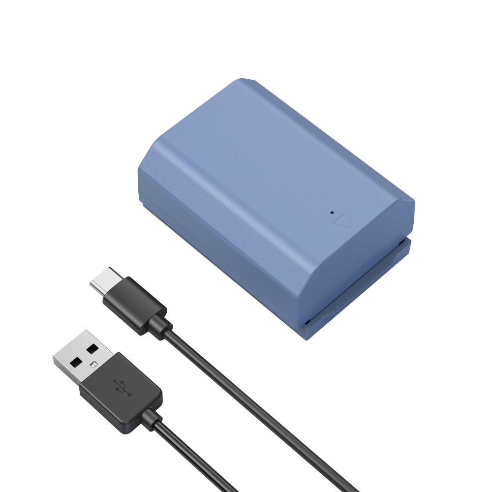 SmallRig (LP-E6NH / NP-FZ100 / NP-W235) Rechargeable Li-Ion Battery Pack 2400mAh 7.2V with 0.6m USB Type C Charging Cable for Canon EOS, Sony Alpha, Fujifilm X Series DSLR Mirrorless Cameras | 4264 4265 4266