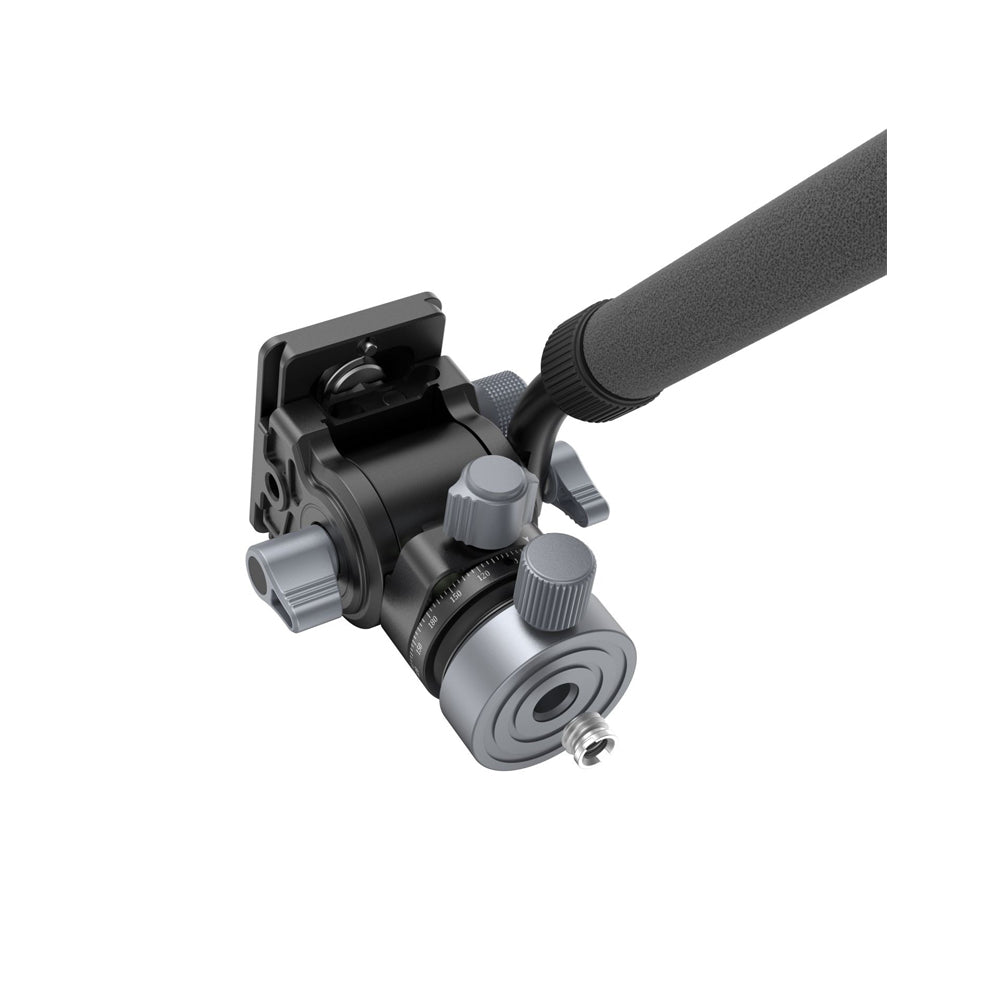 SmallRig FreeBlazer CT190 Aluminum Video Tripod with Integrated Bowl Leveling Base, 360° 90°/-55° Pan & Tilt Control, Telescopic Legs, Detachable Monopod, 184cm Adjustable Max Height