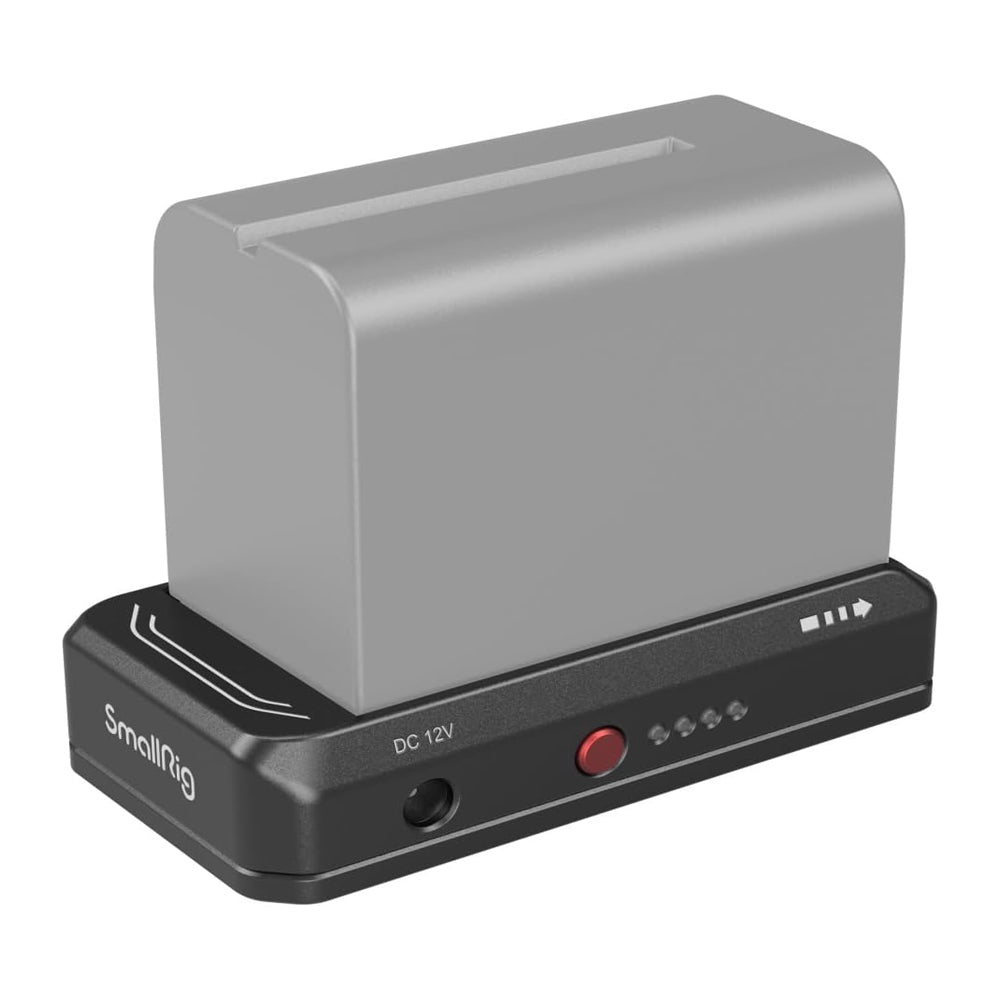 SmallRig L-Series / NP-F Battery Adapter Plate with NP-FZ100 Battery Kit (Advanced Edition) with 36W USB-C Input / Output Port, LED Status Indicators and Cage with 1/4"-20 Screw for Select Sony Cameras | 4341