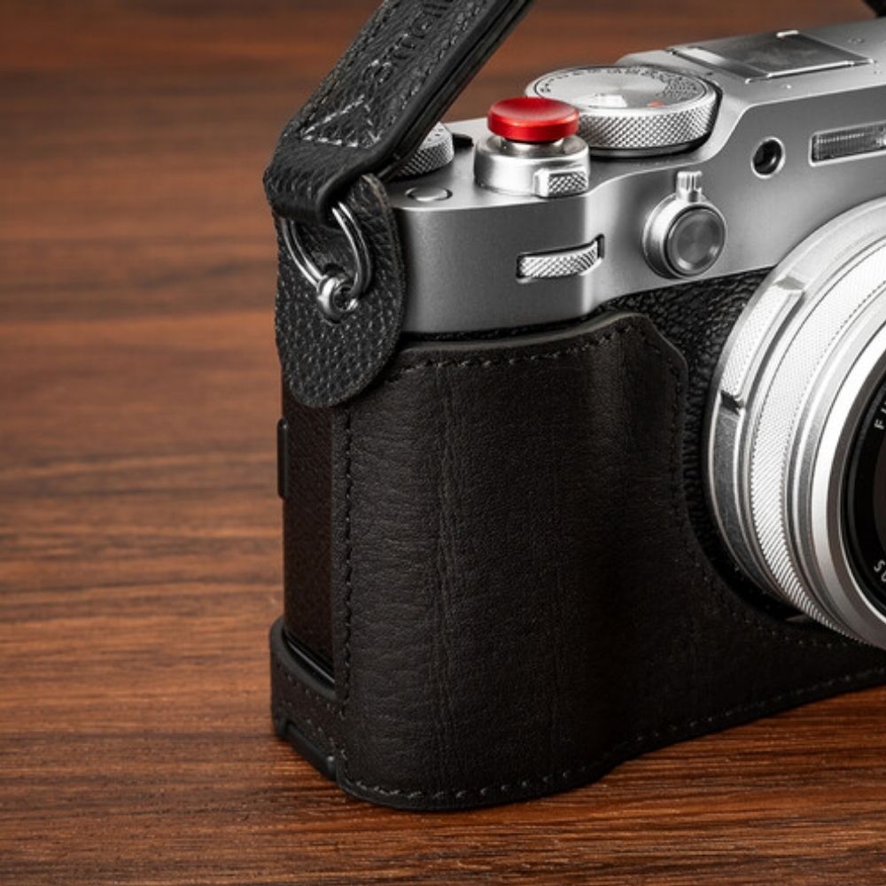 SmallRig Leather Half Camera Case Kit for FUJIFILM X100VI with Flip Case Cover & Shoulder Strap
