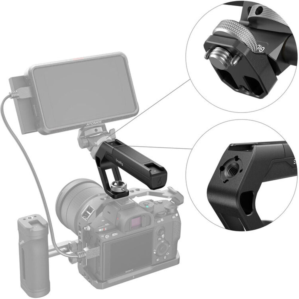 SmallRig Locating Top Handle with ARRI‑Style 3/8″‑16 Anti‑Twist Mount | 4757