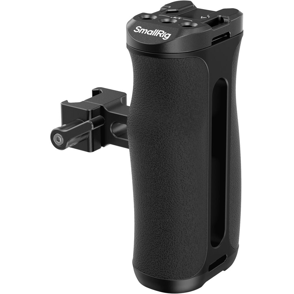 SmallRig Mini TO Side Handle, Triple 1/4"-20 Thread, Cold Shoe Mount and Up to 6kg Max Load Capacity for Camera Cages with Built-in TO Rails | 4840 | 3813