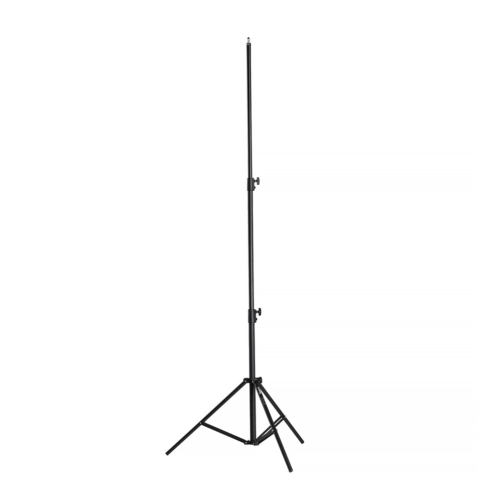 SmallRig LA-S280 Aluminum Alloy Spring Cushioned 3-Section Light Stand with 5Kg Load Capacity, 110" Max Height and 5/8" Stud with 1/4"-20 Screw Mount for Lighting and Studio Equipment