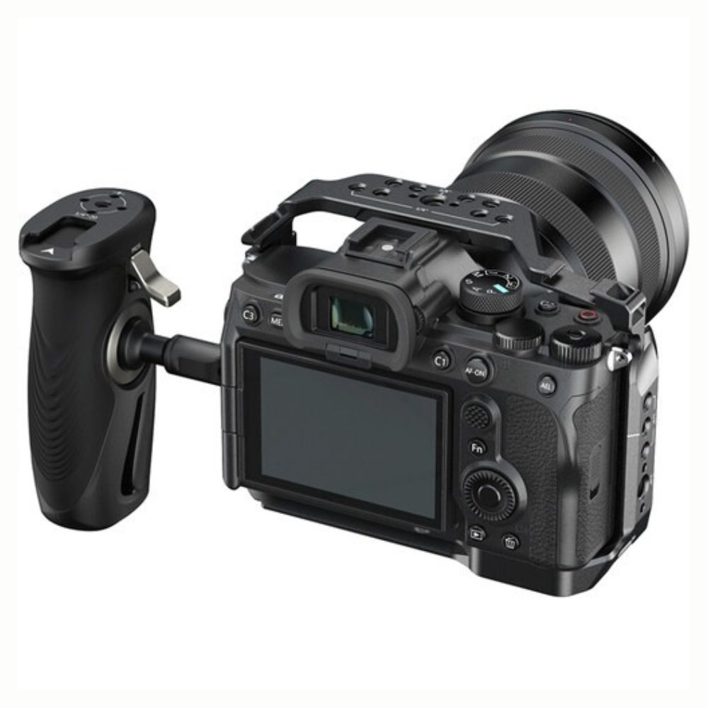 SmallRig Rotating Side Handle Camera Cage Handle Grip with 1/4"-20 Mounts 15KG Payload Capacity One-Touch 360° Rotation Aluminum Alloy Construction Compatible for Camera Cages, Mounting Plates and Accessories | 5194