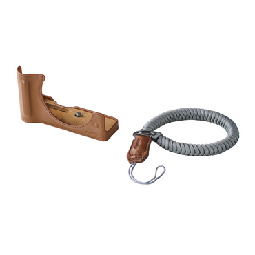 SmallRig Leather Half Case Kit for Canon EOS R50 V with Grip Enhancement, Full Port Access & Wrist Strap | 5431 | 5432 | 5433