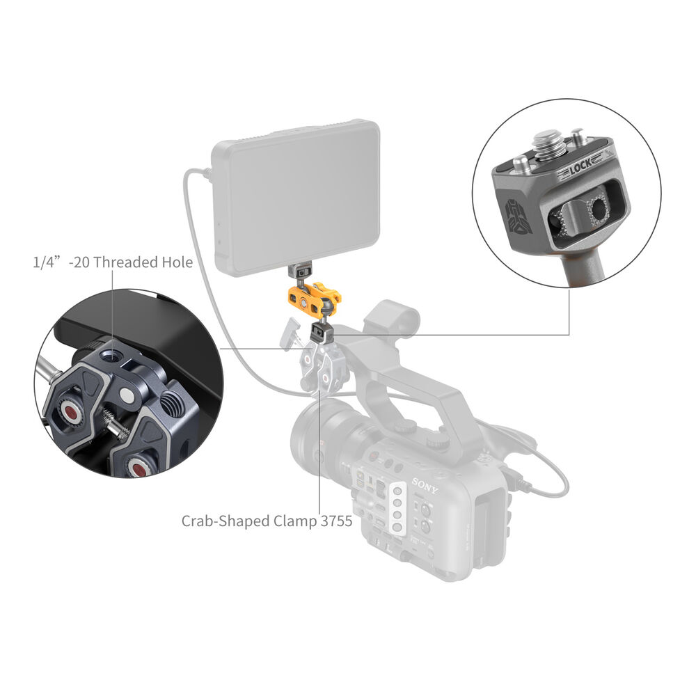 SmallRig x Transformers Magic Arm Support with Dual Ball Heads (Bumblebee Edition) | 5522