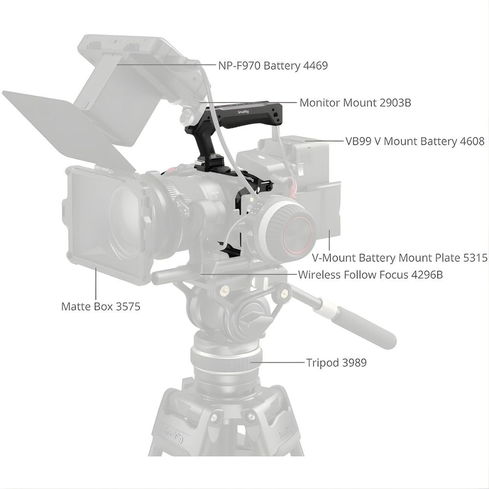 SmallRig Cage Kit for Canon EOS C50 with Top Handle | 5809