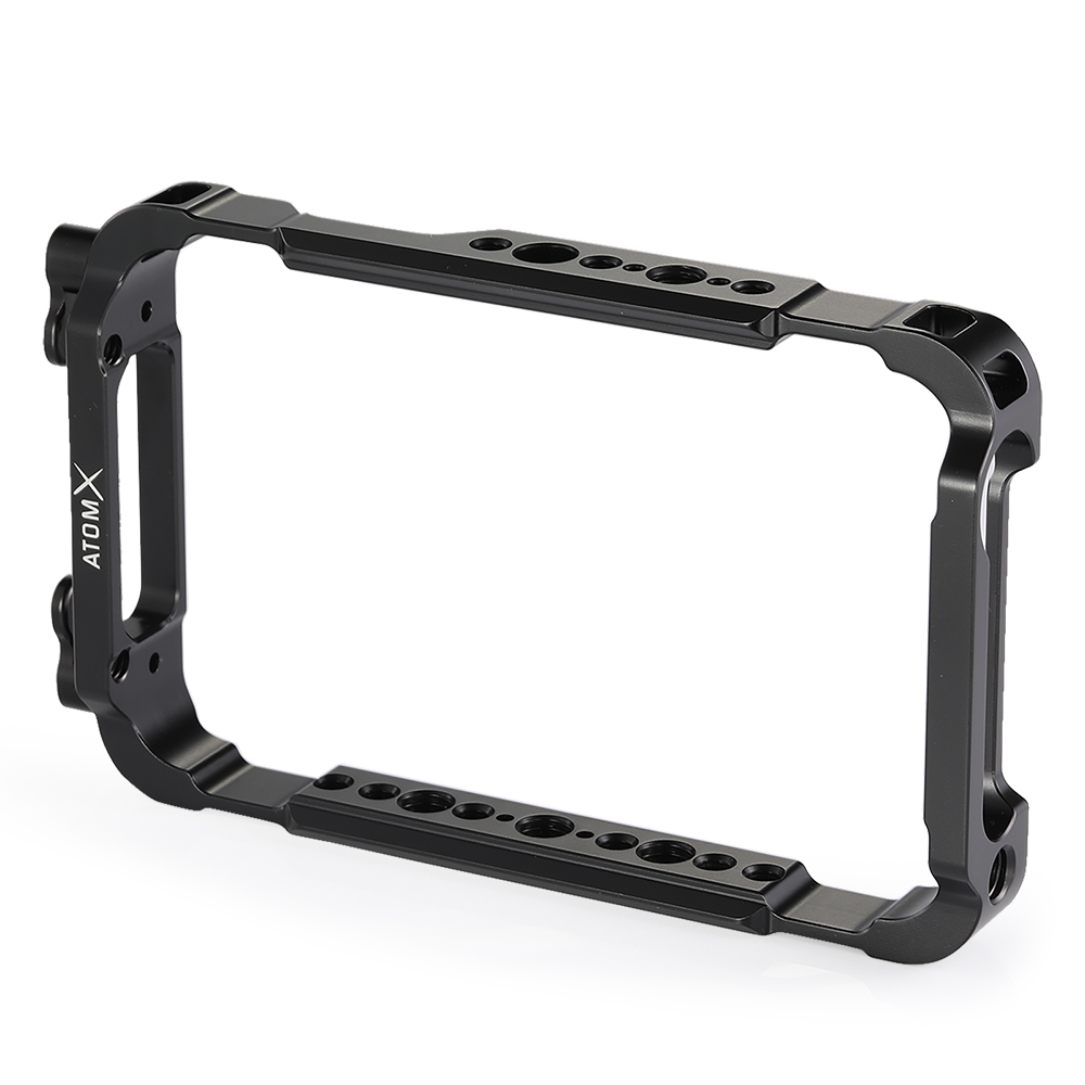 SmallRig On-Camera Monitor Cage with HDMI Cable Clamp, Anti-Shedding Drive Locks, NATO Rail, 1/4 & M3 Screw, Hex Spanner for Atomos Ninja V and V Plus 5" 4K HDMI Recording Video Monitor CMA2209