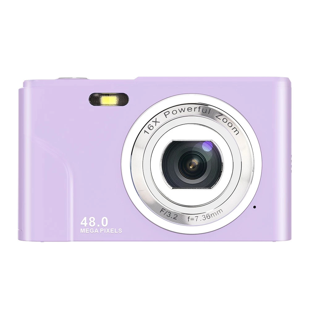 SONGDIAN DC311L 48MP Digital Camera 1080p FHD with AF Autofocus 16x Zoom, 2.44" IPS LCD Screen, Built-in Flash, Continuous Shooting, Self Timer, Face Detection and Max 256GB Storage Capacity for Kids, Students Point & Shoot Photography