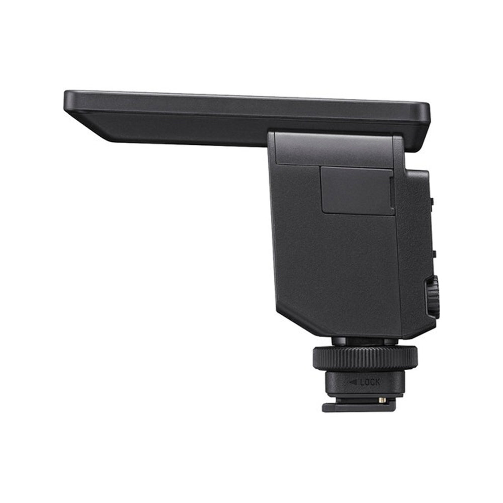 Sony ECM-B1M Camera Mount Digital Shotgun Microphone with Three Directivity Modes, Digital Audio Interface, Wind Screen and Comprehensive Controls for Camera, Vlogging, Video Recording