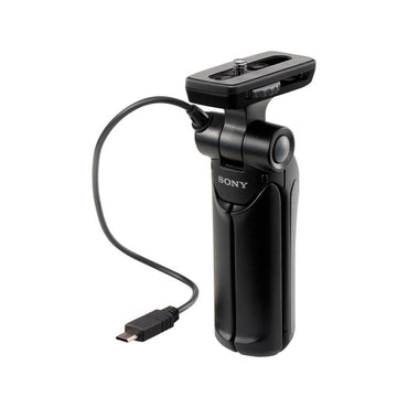 Sony GP-VPT1 Wired Bluetooth Remote Control Handle Grip with Mini Tripod for a9 II, a7R IV, a6600, a6100, RX100 VII, ZV-1, etc. Sony Handycam Camcorder and Digital Camera Accessories