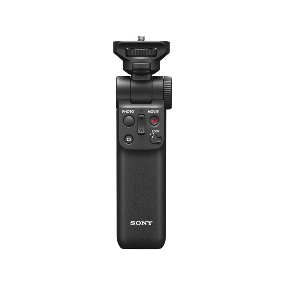Sony GP-VPT2BT Wireless Bluetooth Remote Control Handle Grip with Mini Tripod for a9 II, a7R IV, a6600, a6100, RX100 VII, ZV-1, etc. Sony Digital Camera Accessories