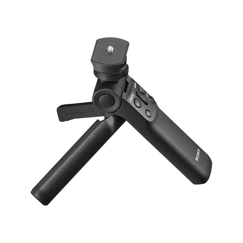 Sony GP-VPT2BT Wireless Bluetooth Remote Control Handle Grip with Mini Tripod for a9 II, a7R IV, a6600, a6100, RX100 VII, ZV-1, etc. Sony Digital Camera Accessories