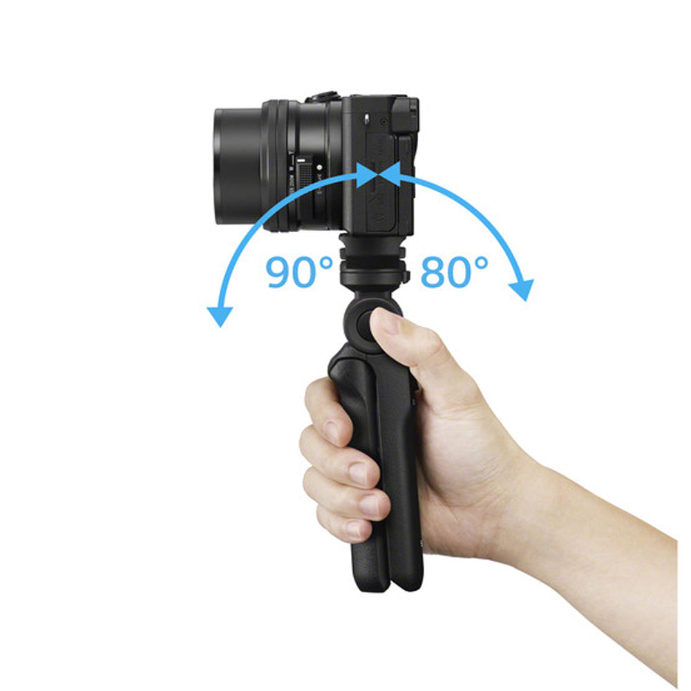 Sony GP-VPT2BT Wireless Bluetooth Remote Control Handle Grip with Mini Tripod for a9 II, a7R IV, a6600, a6100, RX100 VII, ZV-1, etc. Sony Digital Camera Accessories