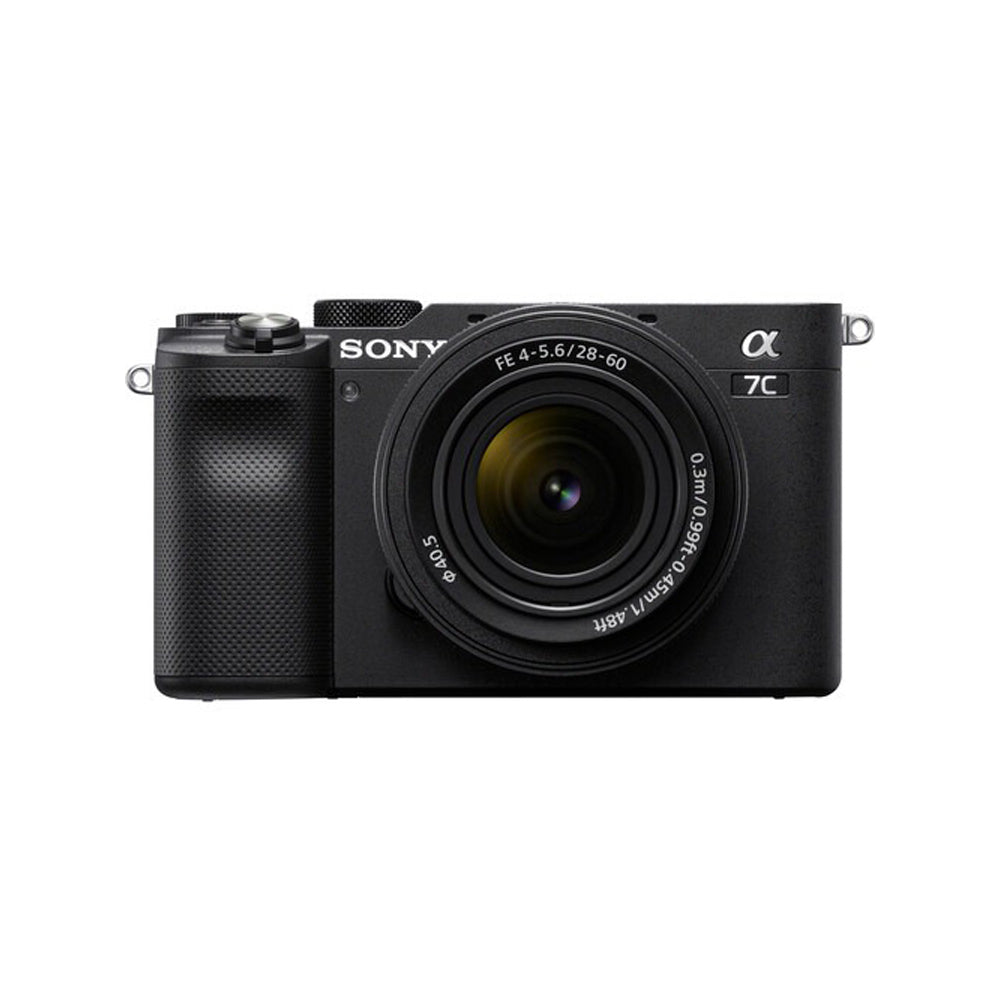 Sony Alpha A7C Mirrorless Digital Camera Body and Kit with E-Mount FE 28-60mm Lens 24.2MP Full Frame CMOS Sensor, 4D Focus, 4K HDR, WiFi Bluetooth, Touch Screen Display, 5-Axis Sensor-Shift Image Stabilization | ILCE-7C ILCE-7CL