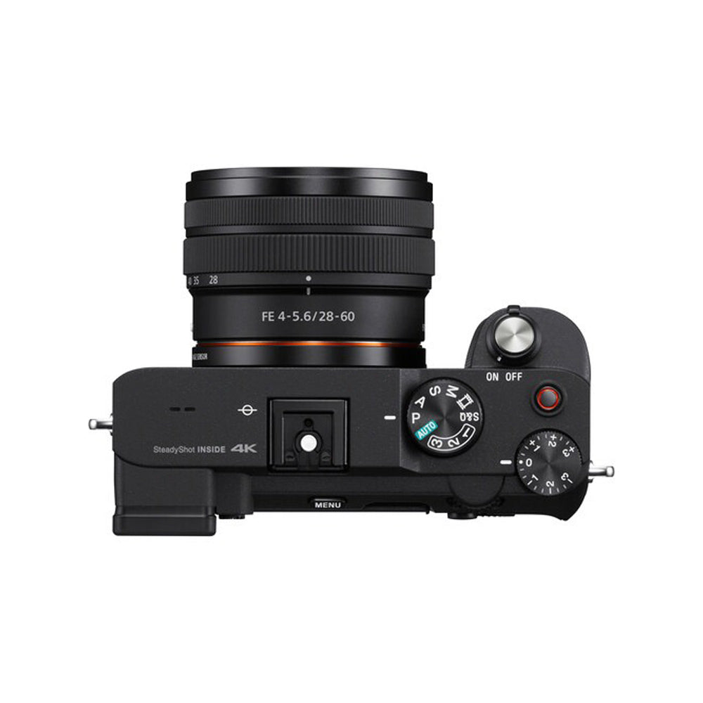 Sony Alpha A7C Mirrorless Digital Camera Body and Kit with E-Mount FE 28-60mm Lens 24.2MP Full Frame CMOS Sensor, 4D Focus, 4K HDR, WiFi Bluetooth, Touch Screen Display, 5-Axis Sensor-Shift Image Stabilization | ILCE-7C ILCE-7CL