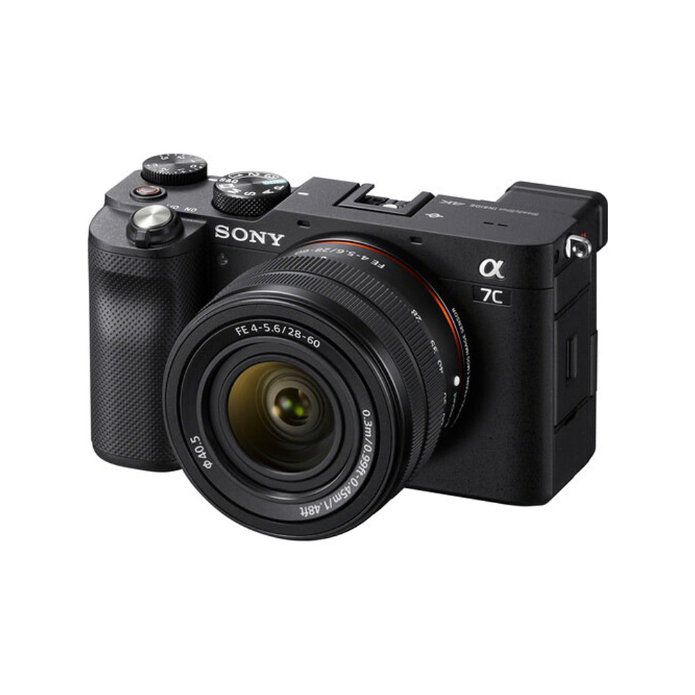 Sony Alpha A7C Mirrorless Digital Camera Body and Kit with E-Mount FE 28-60mm Lens 24.2MP Full Frame CMOS Sensor, 4D Focus, 4K HDR, WiFi Bluetooth, Touch Screen Display, 5-Axis Sensor-Shift Image Stabilization | ILCE-7C ILCE-7CL