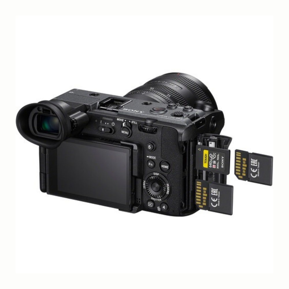 Sony FX2 Full-Frame Digital Cinema Camera 33MP Exmor R CMOS Sensor with XLR Handle, 4K/60p 10-Bit XAVC S-I, AI Autofocus, Dynamic Active Stabilization, E-Mount Lens Compatibility for Professional Filmmaking & Content Creation | ILME-FX2