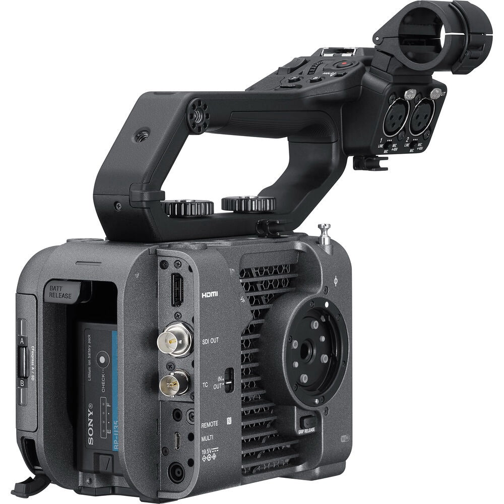 Sony Alpha FX6V (Body) 4K Full Frame Cinema Line Camera Camcorder CMOS Exmor R Sensor, BIONZ XR Processor, DCI 4K60p UHD 4K120 1080p240 Video, Phase Detection / Eye AF/Face Tracking, Dual CFexpress Type A/SDXC Card Slot for Film Production