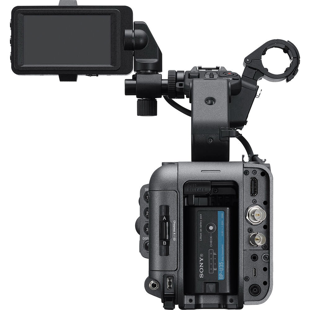 Sony Alpha FX6V (Body) 4K Full Frame Cinema Line Camera Camcorder CMOS Exmor R Sensor, BIONZ XR Processor, DCI 4K60p UHD 4K120 1080p240 Video, Phase Detection / Eye AF/Face Tracking, Dual CFexpress Type A/SDXC Card Slot for Film Production