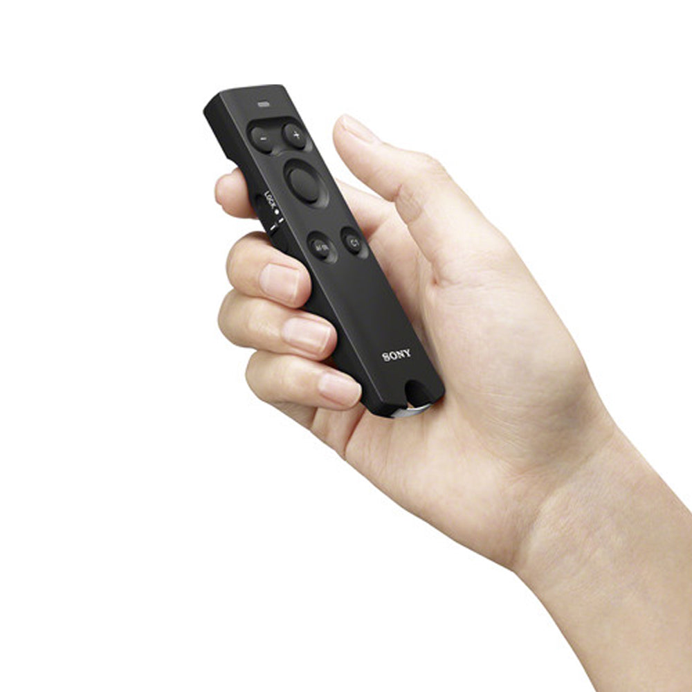 Sony RMT-P1BT Bluetooth Remote Control Commander for Select Sony Digital Cameras with Up to 5m Wireless Range, LED Light Indicator, Focus, Photo Shutter, Video Record, Zoom In & Out Controller