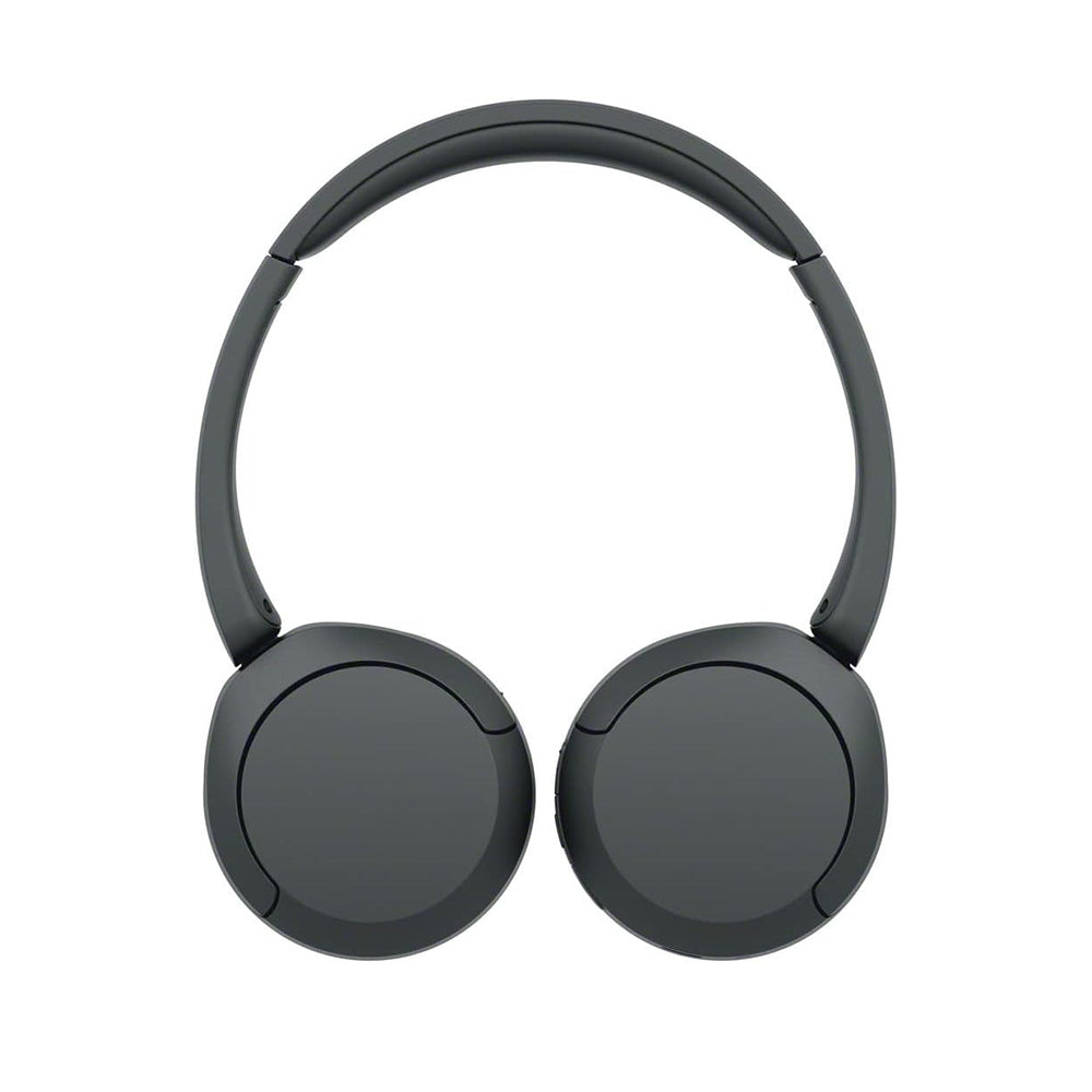 SONY WH-CH520 On-Ear Wireless Headphones with Bluetooth 5.2, Microphone, Type-C, EQ Settings, Headphones Connect App, DSEE Audio Restoration, 30mm Driver and 50 Hours Playback for Phone, Laptop, Computer - Black, Cream, Blue, White