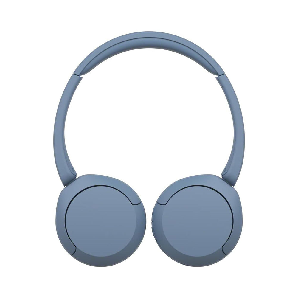SONY WH-CH520 On-Ear Wireless Headphones with Bluetooth 5.2, Microphone, Type-C, EQ Settings, Headphones Connect App, DSEE Audio Restoration, 30mm Driver and 50 Hours Playback for Phone, Laptop, Computer - Black, Cream, Blue, White