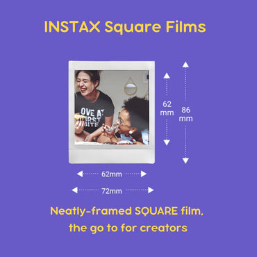 Fujifilm Instax Square Glossy 10 Sheets Film - Twin Pack