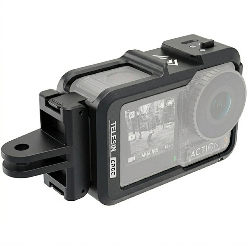 TELESIN Camera Cage for DJI Osmo Action 3 & 4
