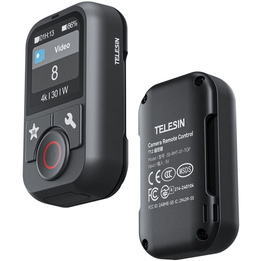 TELESIN T13 Bluetooth Remote Controller for GoPRO HERO 13 12 11 10 9 MAX Action Camera