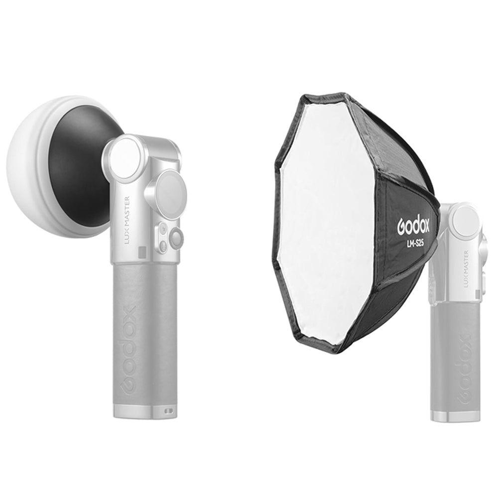 GODOX LM-S25 Mini Octa Softbox Per Flash Godox Lux Master – Luce Diffusa E Morbida, Installazione Facile