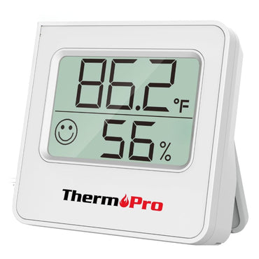 ThermoPro Smart Bluetooth Indoor Hygrometer Thermometer High-Accuracy Temperature and Humidity Monitor with Comfort Level Indicator, 260ft Wireless Range, App Alerts and Data Tracking | TP357 | TP157