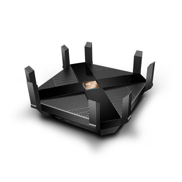 TP-Link Archer AX6000 Dual Band Next-Gen MU-MIMO Wi-Fi 6 Router with 2.5G WAN Port, 4804Mbps at 5GHz, 1148Mbps at 2.4GHz, 8 Gigabit Ethernet Ports, Type A / Type C USB 3.0 Port, 1.8GHz Quad-Core CPU, OFDMA, Beamforming, Alexa Supported