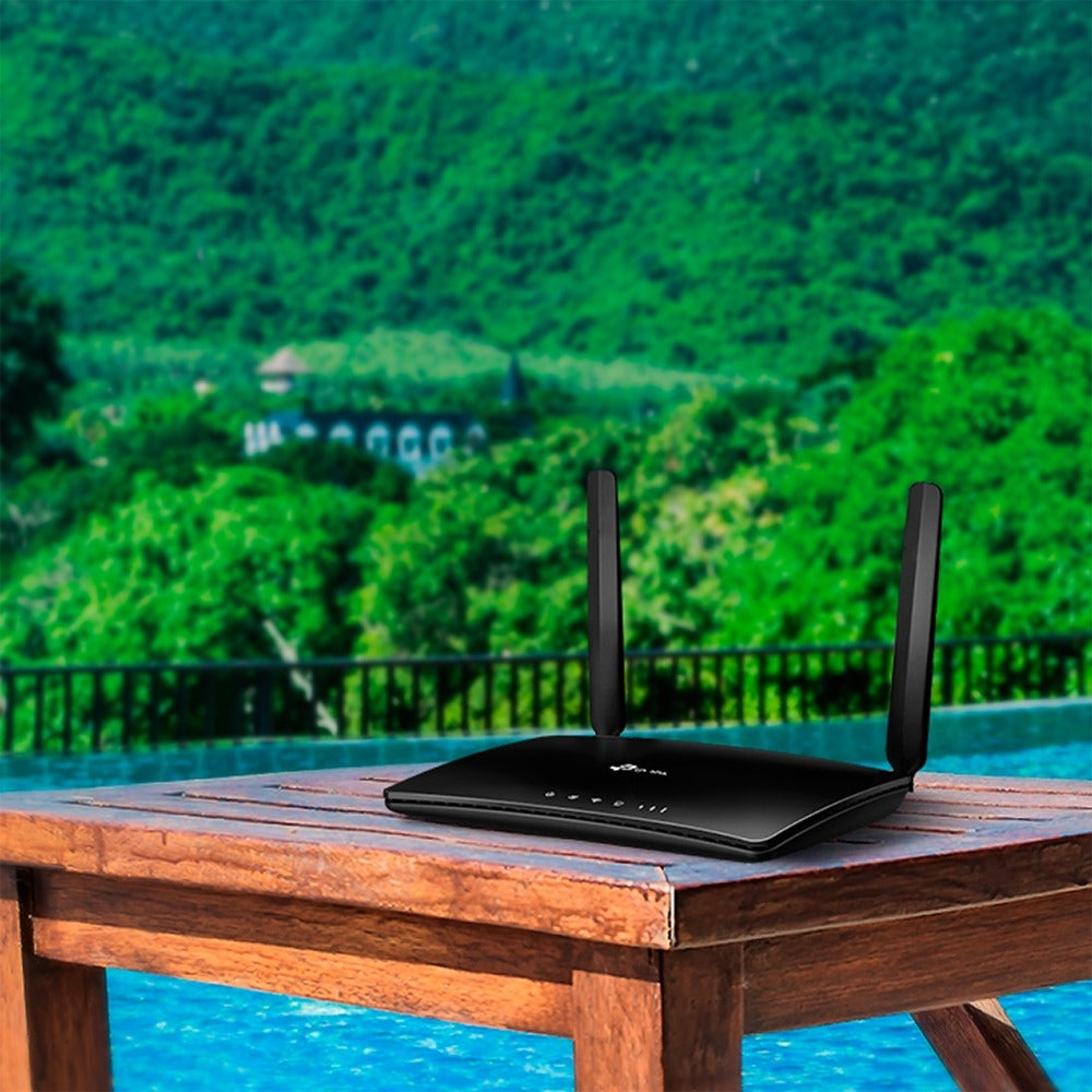 TP-Link Archer MR200 AC750 Wireless Dual Band 4G LTE Network Router SIM High-Speed 433 Mbps 5GHz / 300 Mbps 2.4GHz with OneMesh Support, Up to 64-Device Simultaneous Connection, LAN/WAN Ports WIFI TP LINK TPLINK