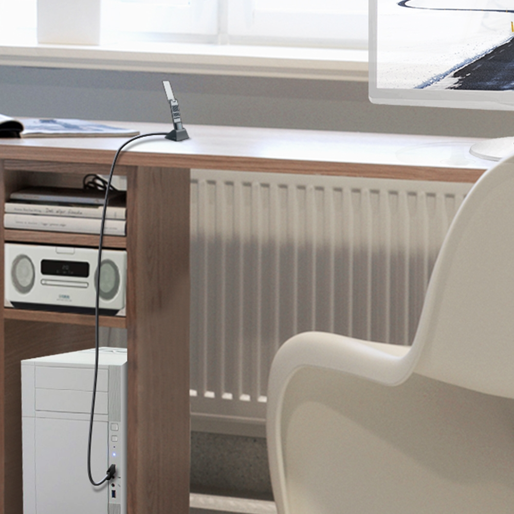 TP-Link Archer TX20UH AX1800 WIFI 6 Wireless High Gain USB Adapter with Dual Band 5GHz / 2.4GHz Max 1201Mbps Speeds, SuperSpeed USB 3.0, WPA3 Security Protocol, OFDMA MU-MIMO Support for Internet and Networking