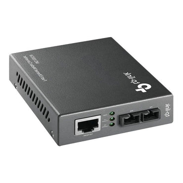 TP-Link MC100CM 10/100Mbps Multi-Mode Fiber Media Converter Extends Fiber Up to 2,000m, with RJ45 Port (Auto MDI/MDIX), Half/Full Duplex, 802.3u 10/100Base-TX, 100Base-FX Standards UTP Category 3,4,5