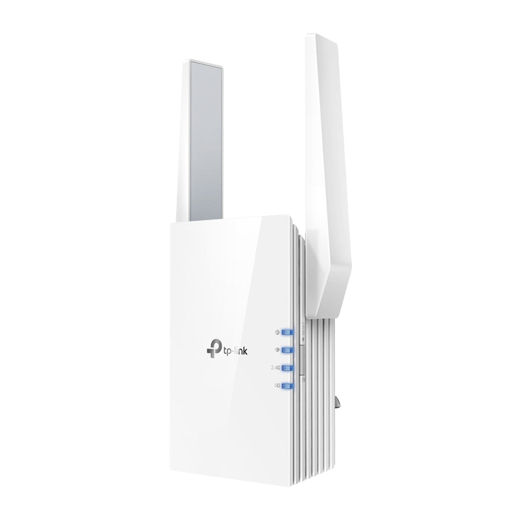 TP-Link AX1500 Wi-Fi 6 Range Extender Dual-Band Wifi 1200Mbps 5GHz / 300Mbps 2.4GHz with 1500 sq.ft Coverage Area, Built-In Access Point, Gigabit Ethernet Port, Windows, Linux, Mac OS Support TP LINK TPLINK - Network Devices | RE505X