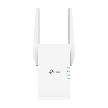 TP-Link RE705X AX3000 Wireless Dual Band Wireless Mesh Wi-Fi 6 Range Extender 2402Mbps 5GHz / 574Mbps 2.4GHz Plug-In Wifi Repeater Router with MIMO Built-In Access Point TP LINK TPLINK