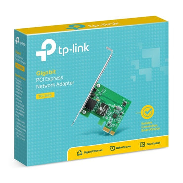 TP-Link TG-3468 Gigabit PCIe 32-bit Network Adapter 10/100/1000Mbps Speed Booster Supports Windows 732/64bits, Windows Vista 32/64 bits, Window XP 32/64bits TP LINK TPLINK