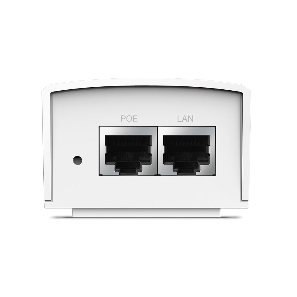 TP-Link TL-POE4824G 48V Passive PoE Injector Adapter with Gigabit PoE / Non-PoE Ethernet Ports, Wall Mounting Design, 24W PoE Power, Driver Free