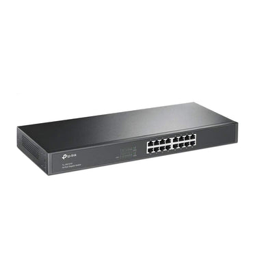 TP-Link TL-SG1016 16-Port Gigabit Rackmount Switch 16 Port 10/100/1000Mbps Fanless Gigabit Ethernet RJ45 Network Switch Hub 19 inch Rack-Mountable with Auto-Negotiation and Auto-MDI/MDIX TP LINK TPLINK