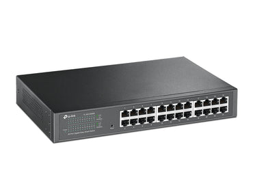 TP-Link 24 Port Gigabit Desktop / Rackmount Easy SMART Network Switch Fast Ethernet RJ45 Hub 10/100/1000Mbps Fanless Rack-Mountable Design with Auto-Negotiation Auto-MDI/MDIX Web Based UI User Interface | TL-SG1024DE, TL-SG1024D, TL-SG1024