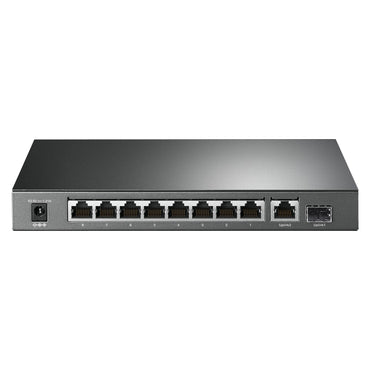 TP-Link 10 Port Gigabit Desktop Switch with 8 Port PoE+ 10/100/1000Mbps RJ45 Ethernet + SFP Slot Network Hub for IP Phone, Access Point, Router, IP CCTV Camera, NVR | TL-SG1210P, TL-SG1210PP