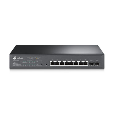 TP-Link TL-SG2210MP 10-Port Gigabit Smart Switch with 8-Port PoE+, 2 SFP Slots, 150W PoE Power, Integration with Omada SDN Controller, 802.1Q VLAN, STP/RSTP/MSTP, IGMP Snooping, QoS, Robust Security, SNMP, Dual Image, IPv6