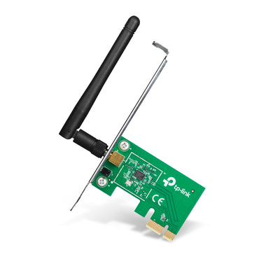TP-Link TL-WN781ND 150Mbps Wireless N PCIe Adapter 2.4GHz with 2x High Gain External Antennas, Advanced Security Connection with WPA/WPA2 encryption, Low Profile & Full Height Brackets for Windows 11/10/8.1/8/7 & Linux