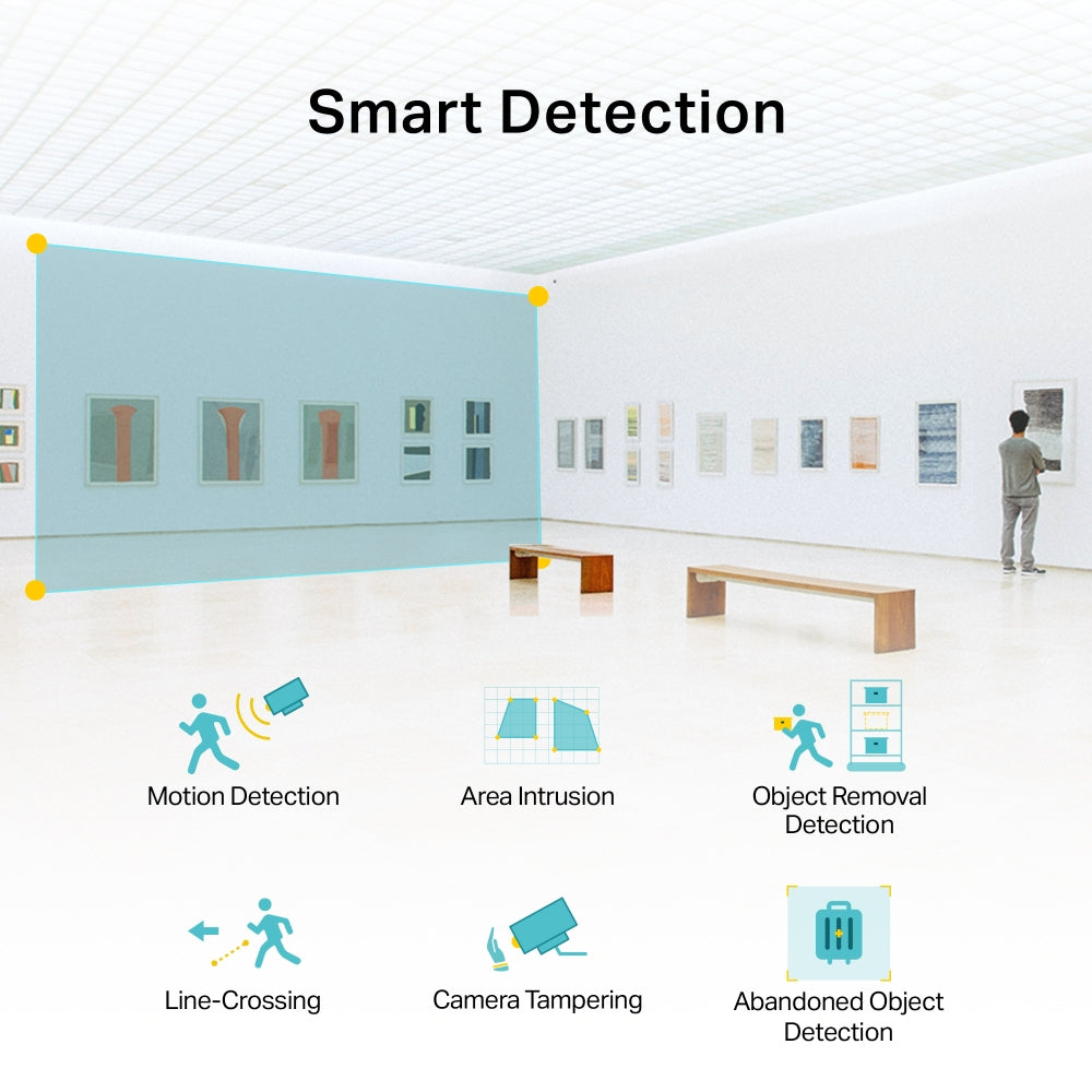 TP-Link VIGI C230I 3MP Mini IR Dome Network Camera IK08 Vandal-Proof Security Surveillance Camera with 128° Wide-Viewing Angle, IR Infrared Night Vision, Two-Way Audio, Smart Detection, Remote Monitoring CCTV TP LINK TPLINK