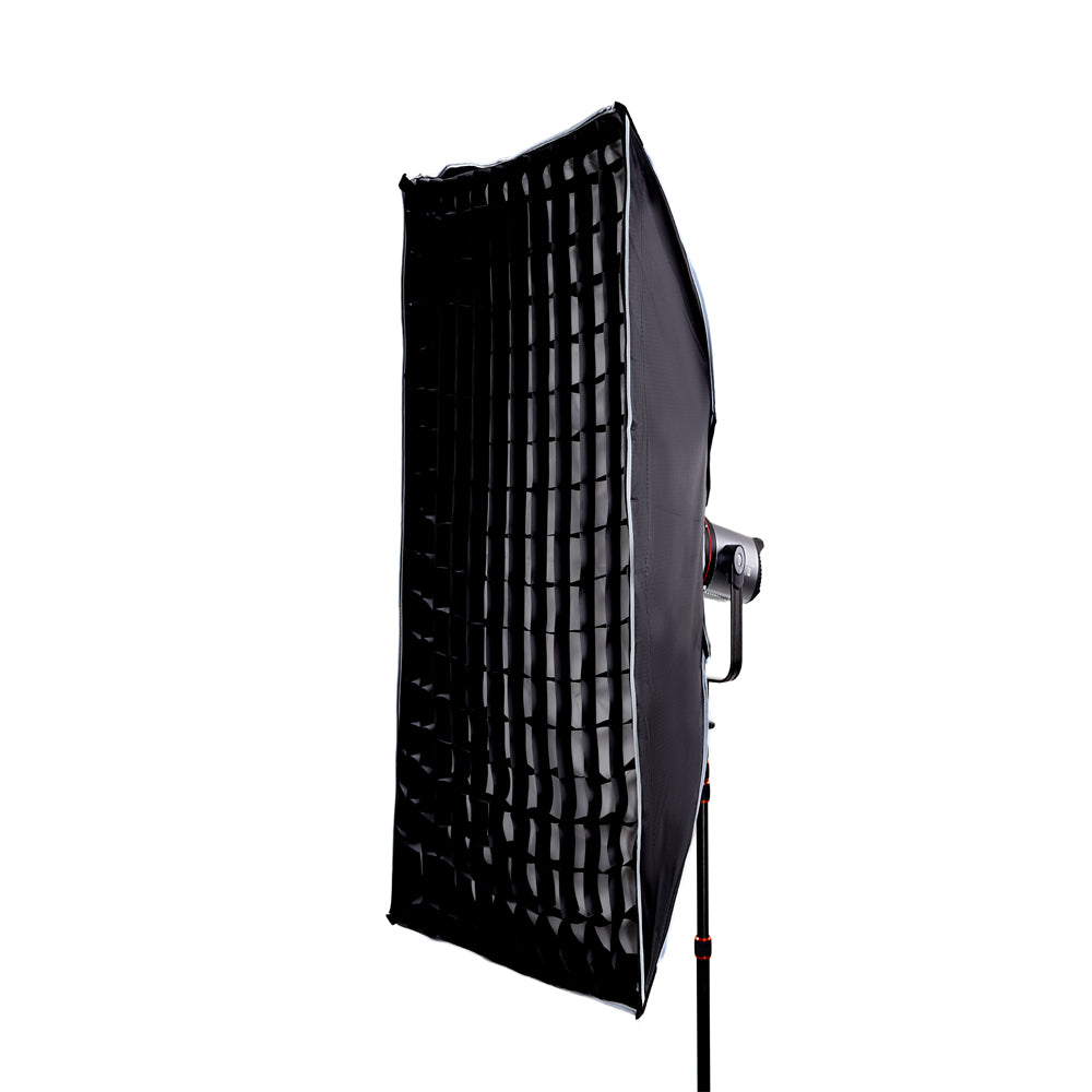 Triopo 20 x 90cm / 30 x 120cm / 60 x 90cm Rectangular Quick Collapsible Bowens Mount Softbox, Strip Box with Beam Grid for Studio Light, Camera Photography & Videography